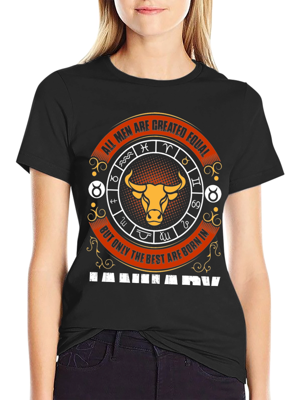 Taurus Zodiac T-Shirt - All Men Are Created Equal