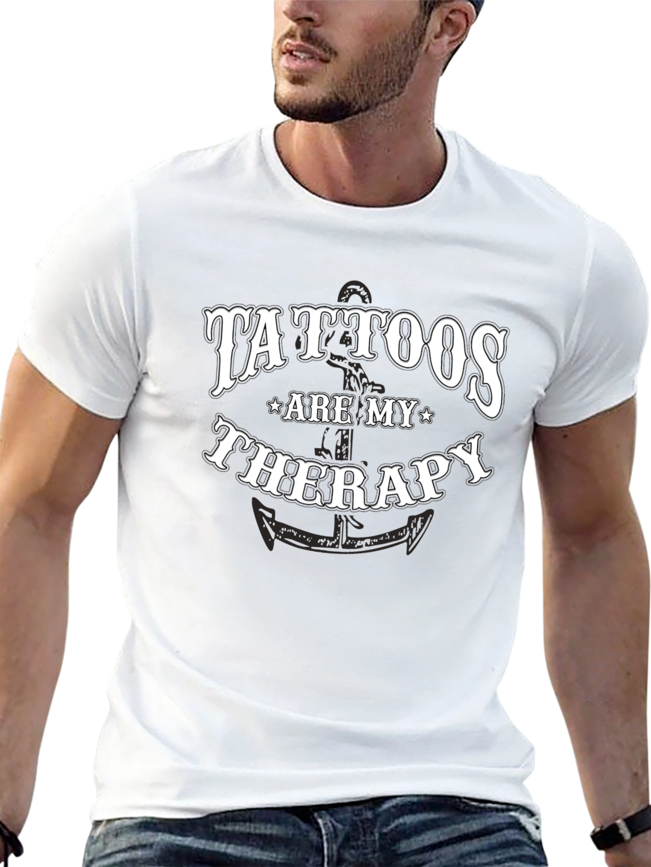 Tattoos Are My Therapy Graphic T-Shirt