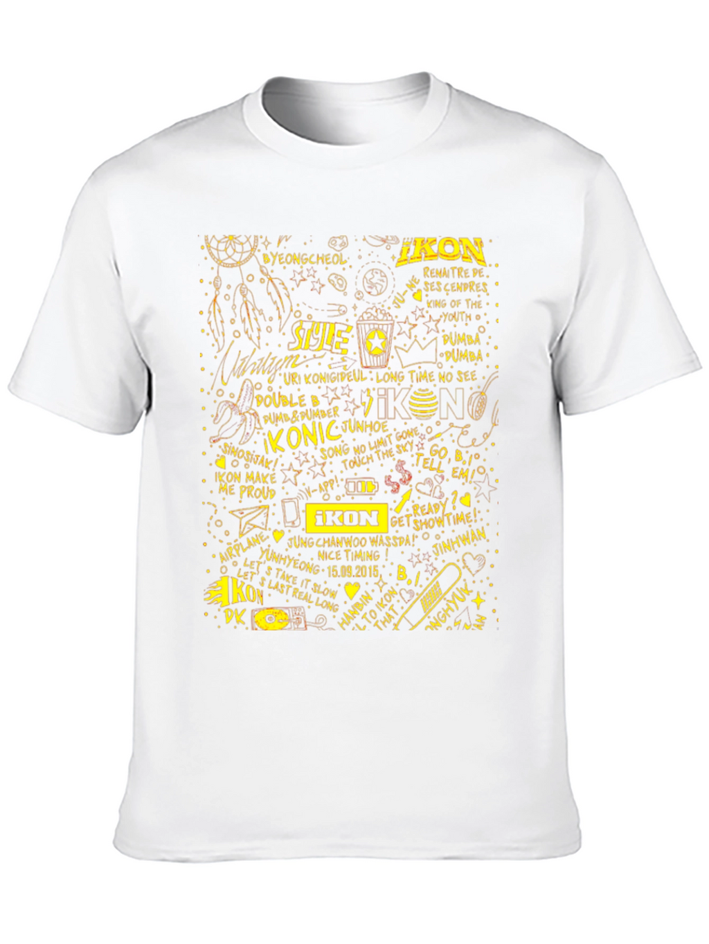 iKON Music Group Graphic Print Black T-Shirt