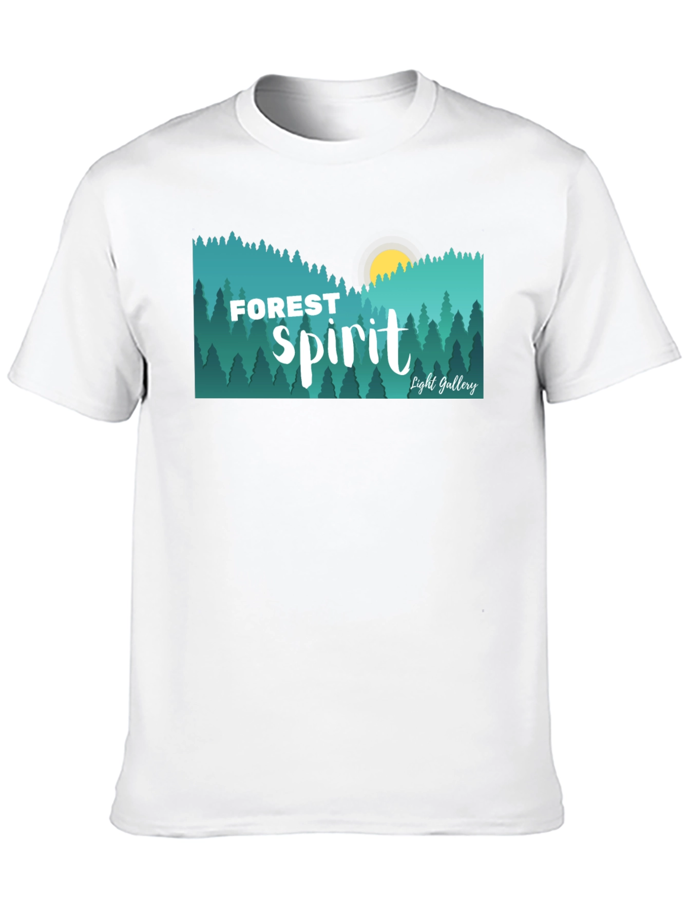 Forest Spirit Graphic Tee - Nature Inspired Design