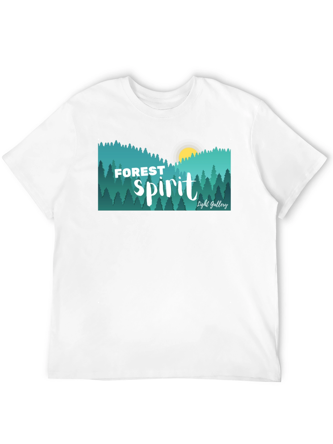 Forest Spirit Graphic Tee - Nature Inspired Design