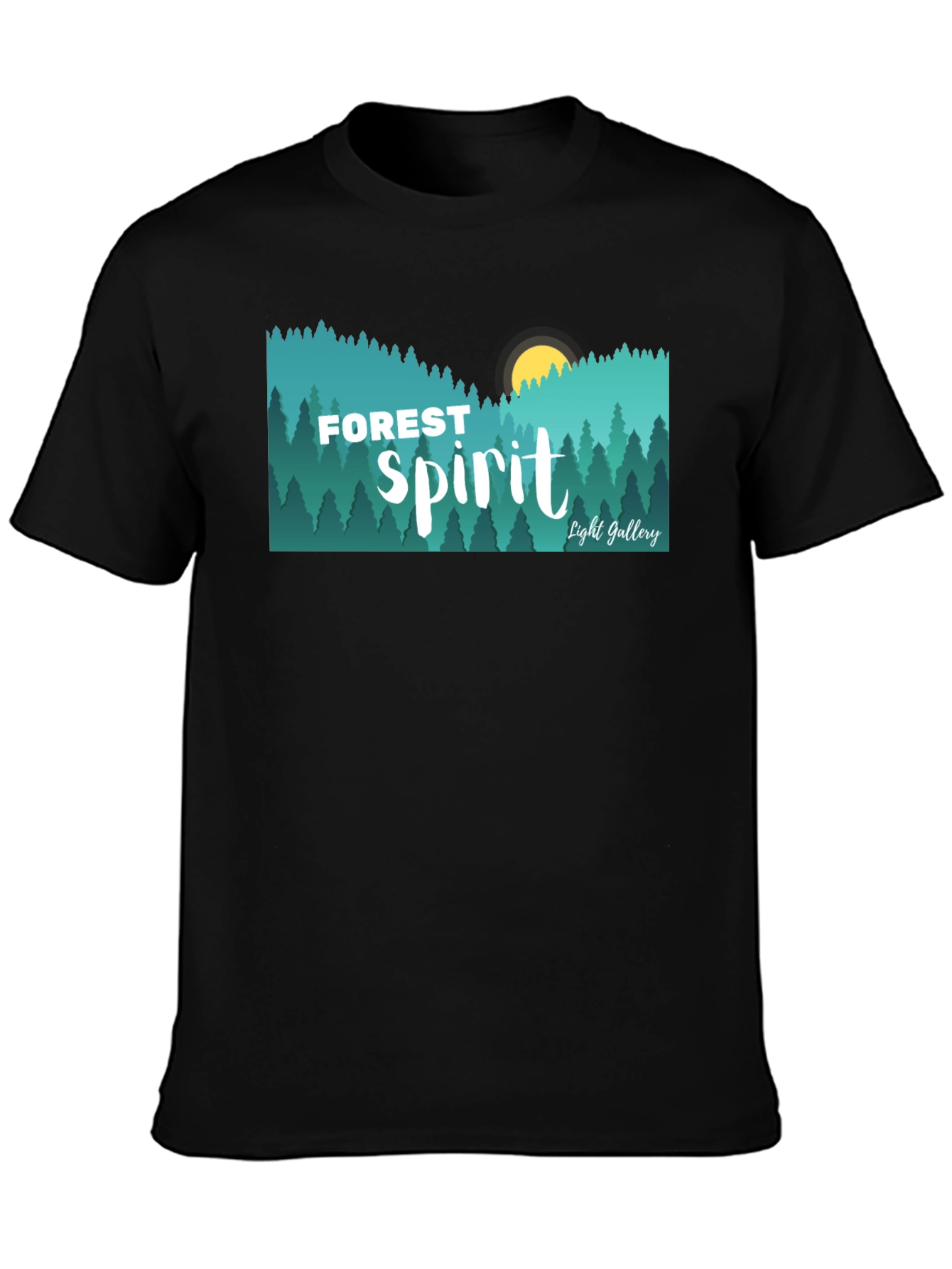 Forest Spirit Graphic Tee - Nature Inspired Design