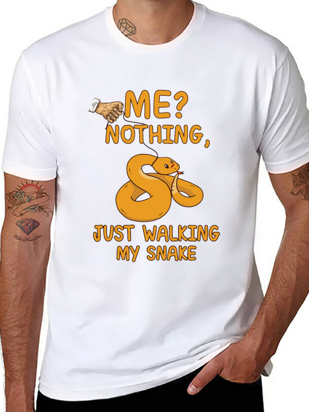 Walking My Snake Graphic Tee