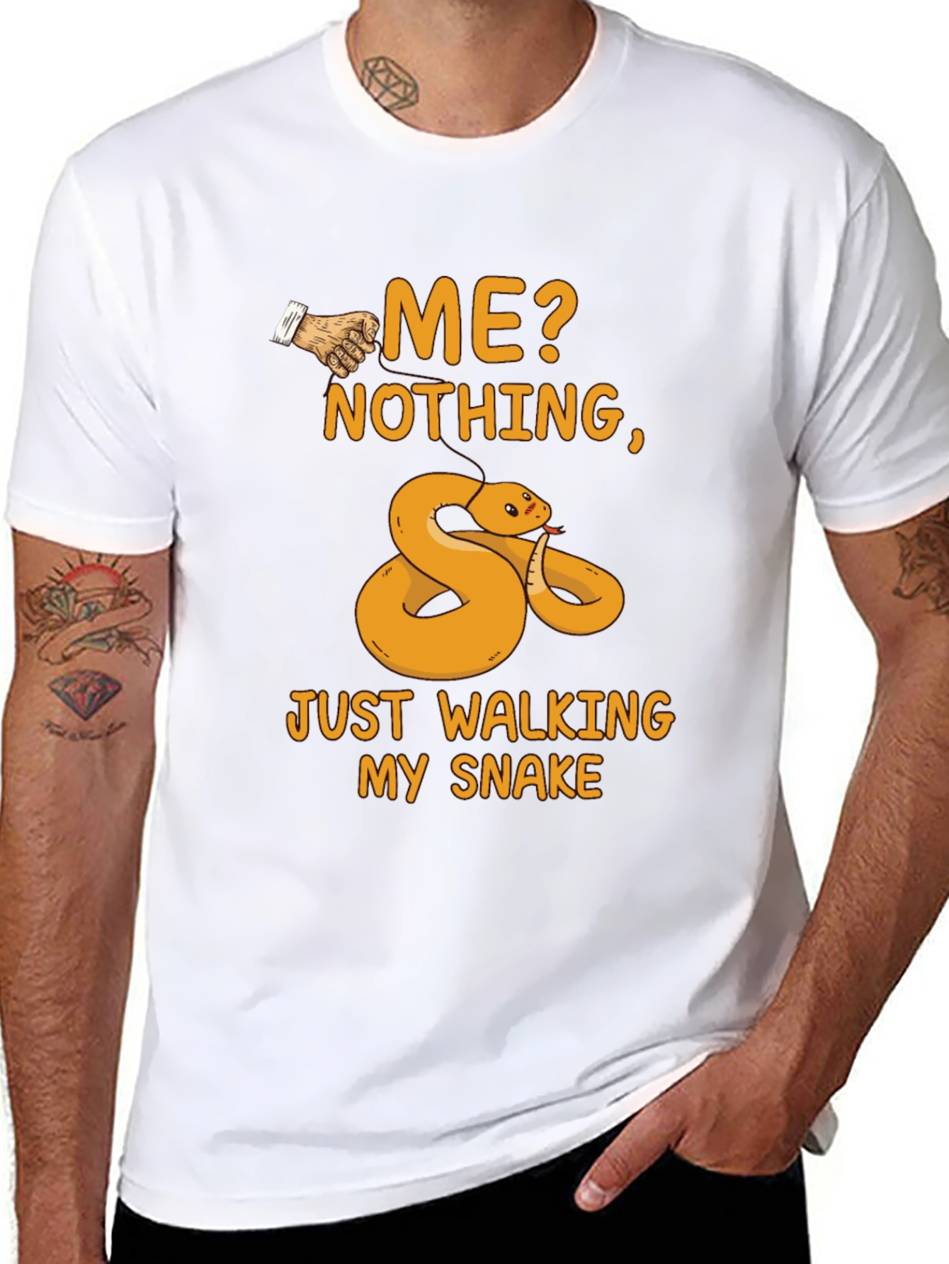 Walking My Snake Graphic Tee