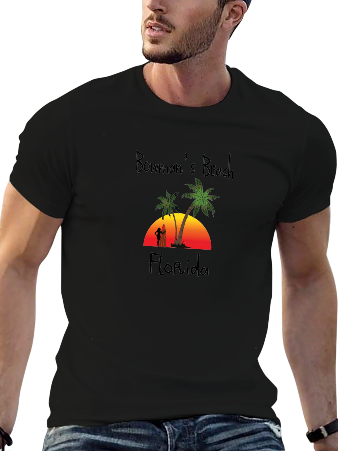 Bowmans Beach Florida Graphic T-Shirt