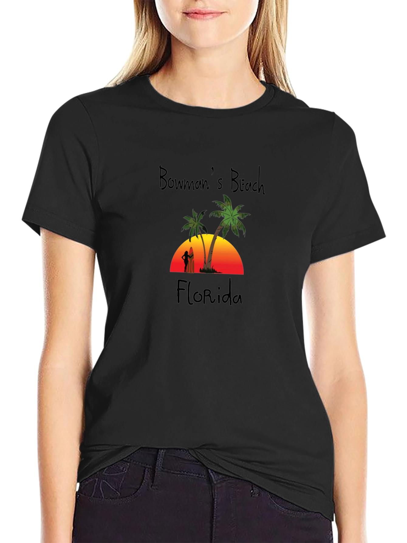 Bowmans Beach Florida Graphic T-Shirt