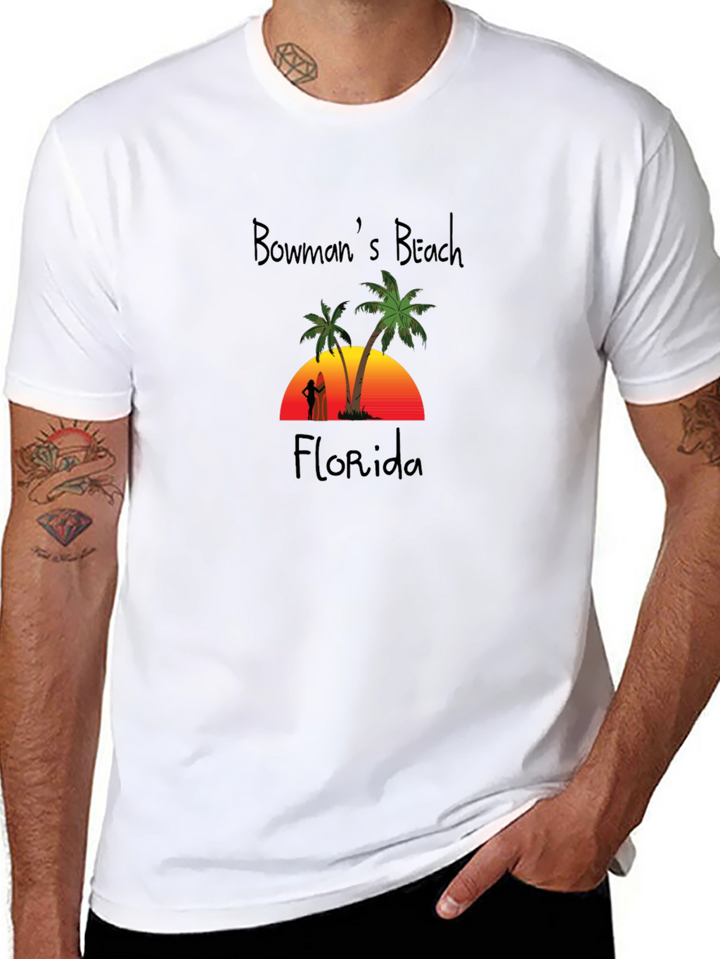 Bowmans Beach Florida Graphic T-Shirt