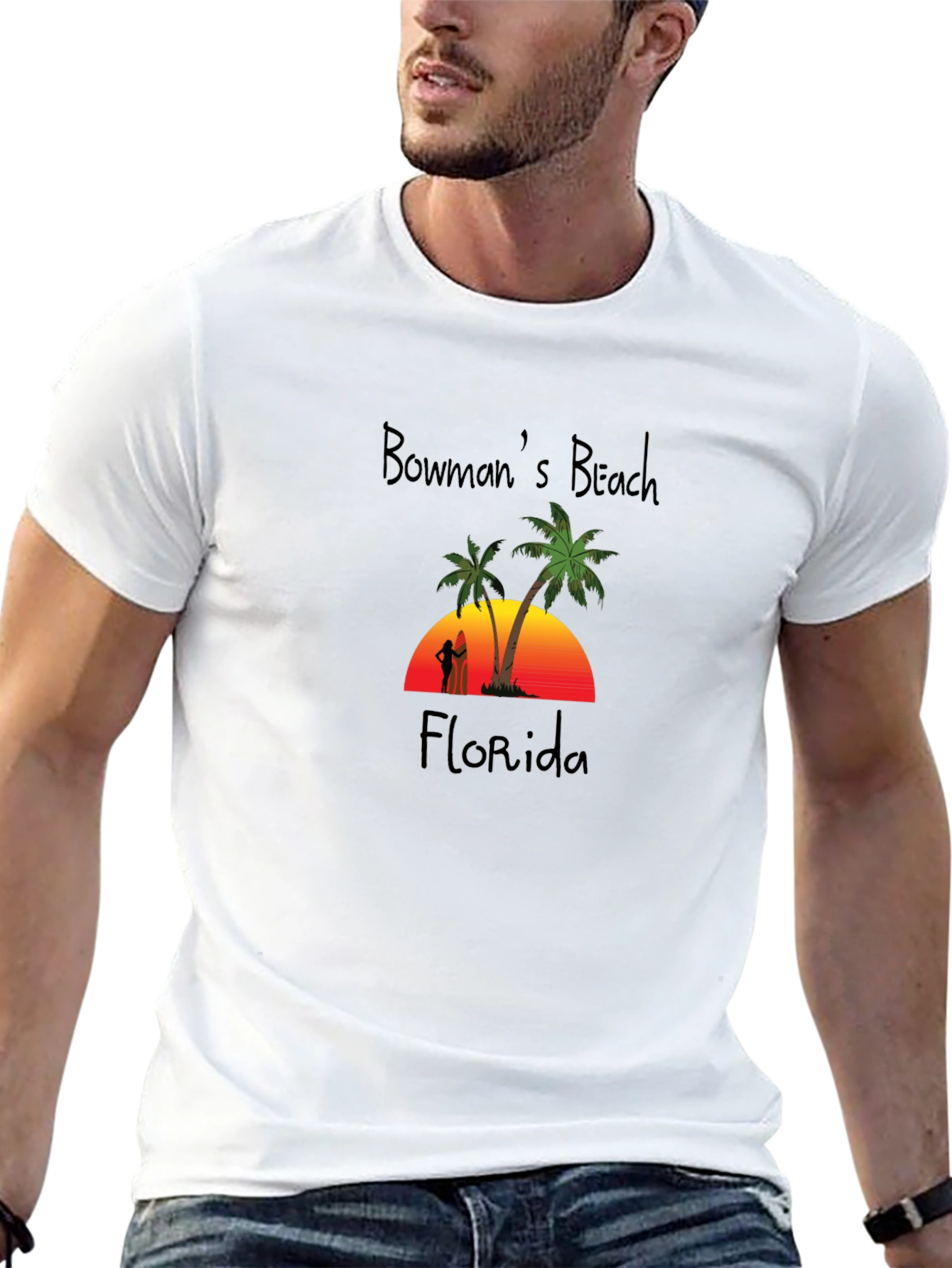 Bowmans Beach Florida Graphic T-Shirt