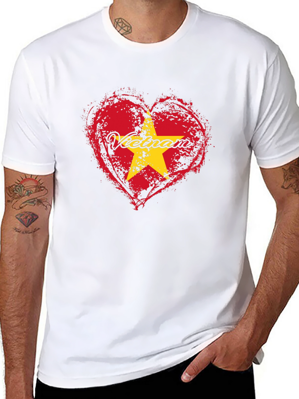 Vietnam Heart Flag T-Shirt