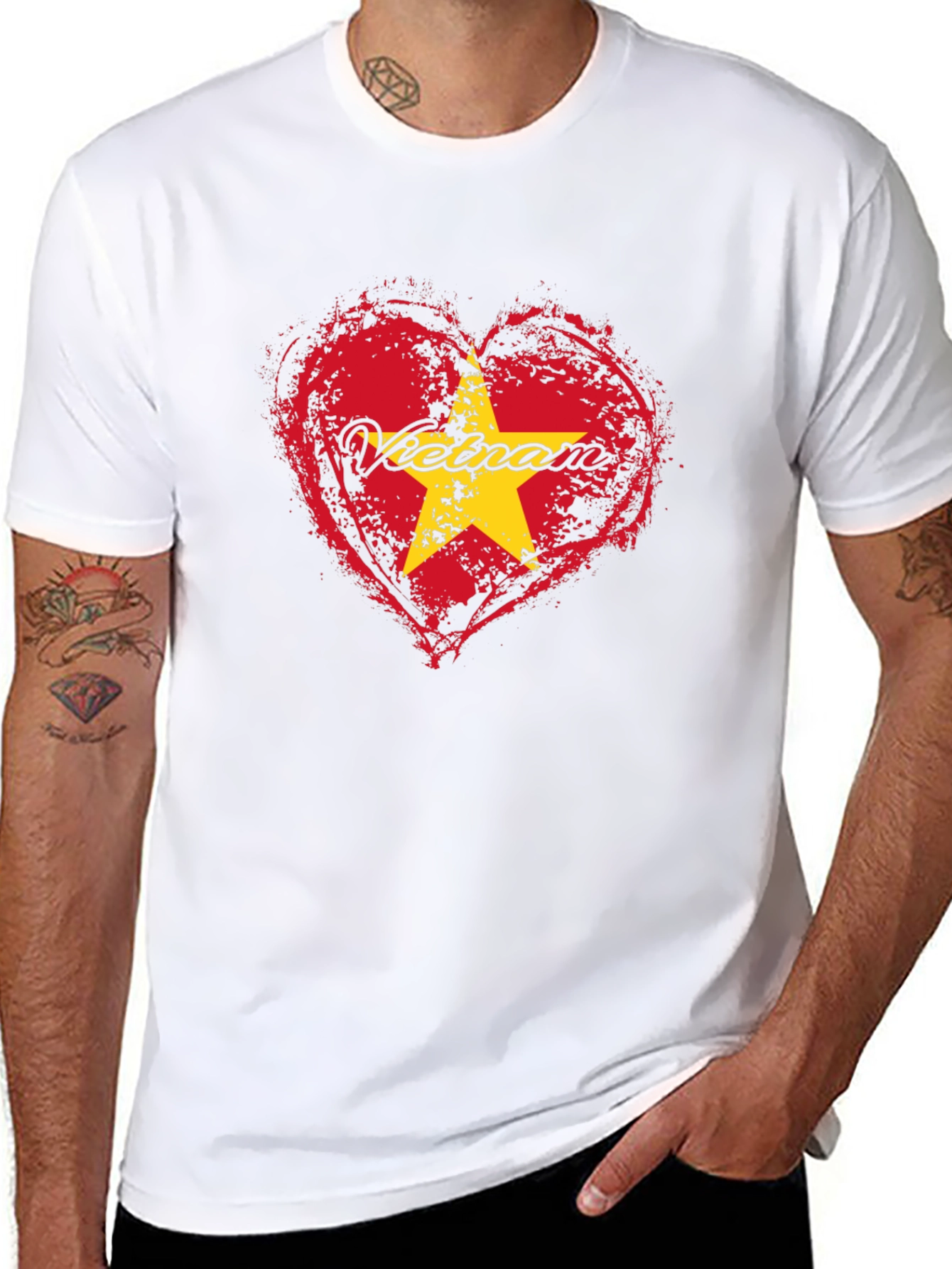 Vietnam Heart Flag T-Shirt