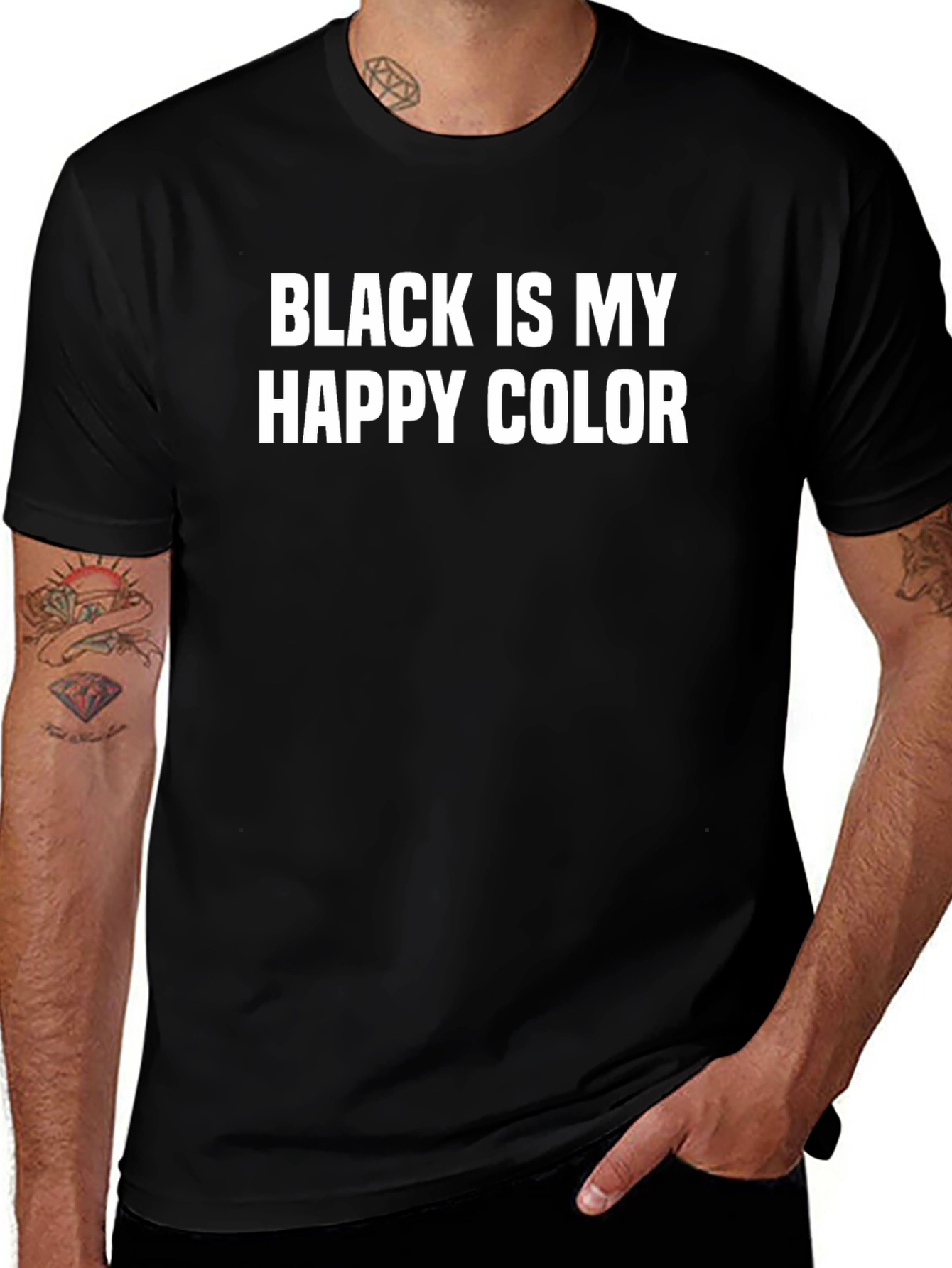 Black is My Happy Color T-Shirt