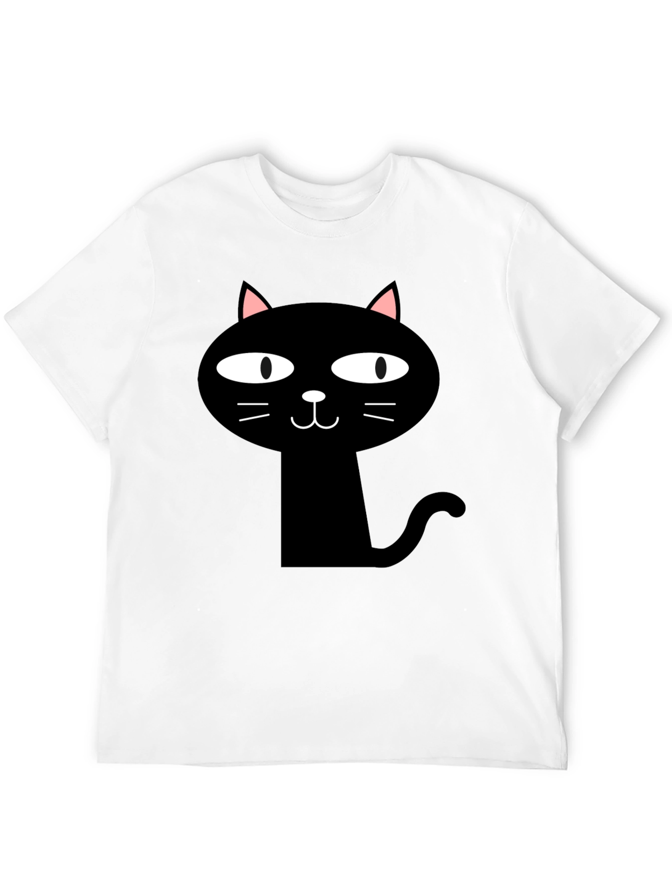 Funny Black Cat Graphic T-Shirt