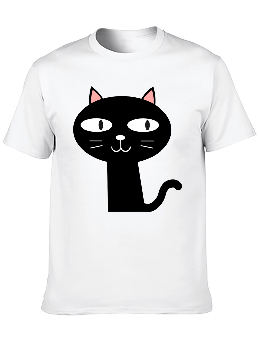 Funny Black Cat Graphic T-Shirt