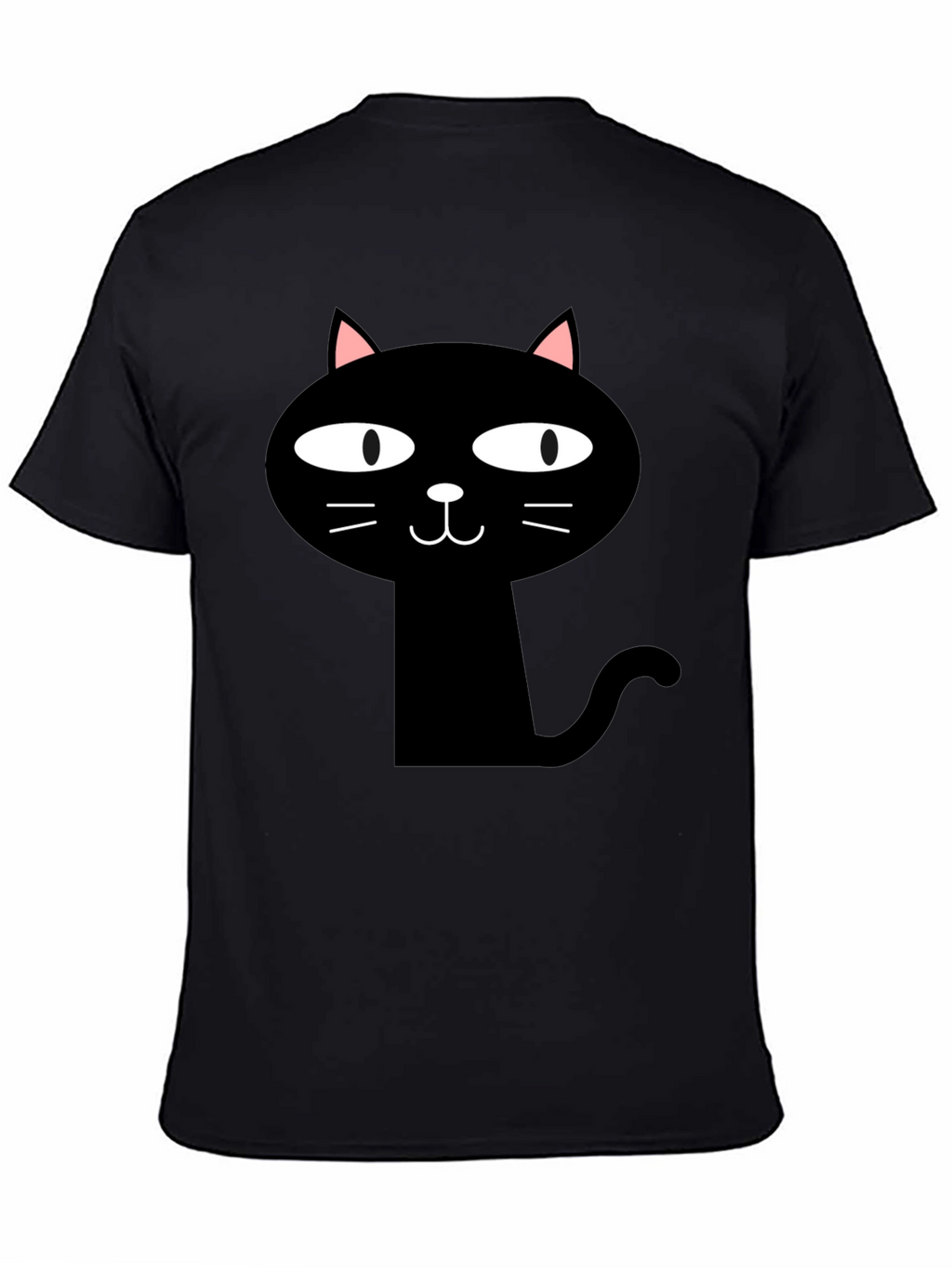 Funny Black Cat Graphic T-Shirt