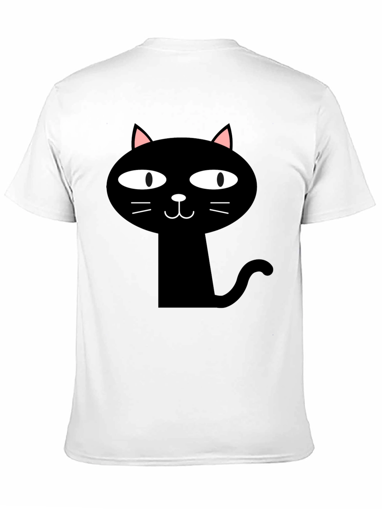 Funny Black Cat Graphic T-Shirt