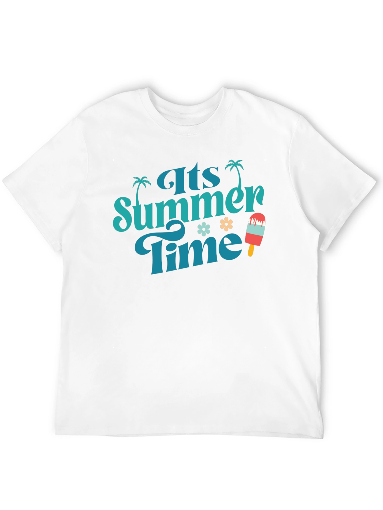 Its Summer Time Graphic Tee - Casual Comfort