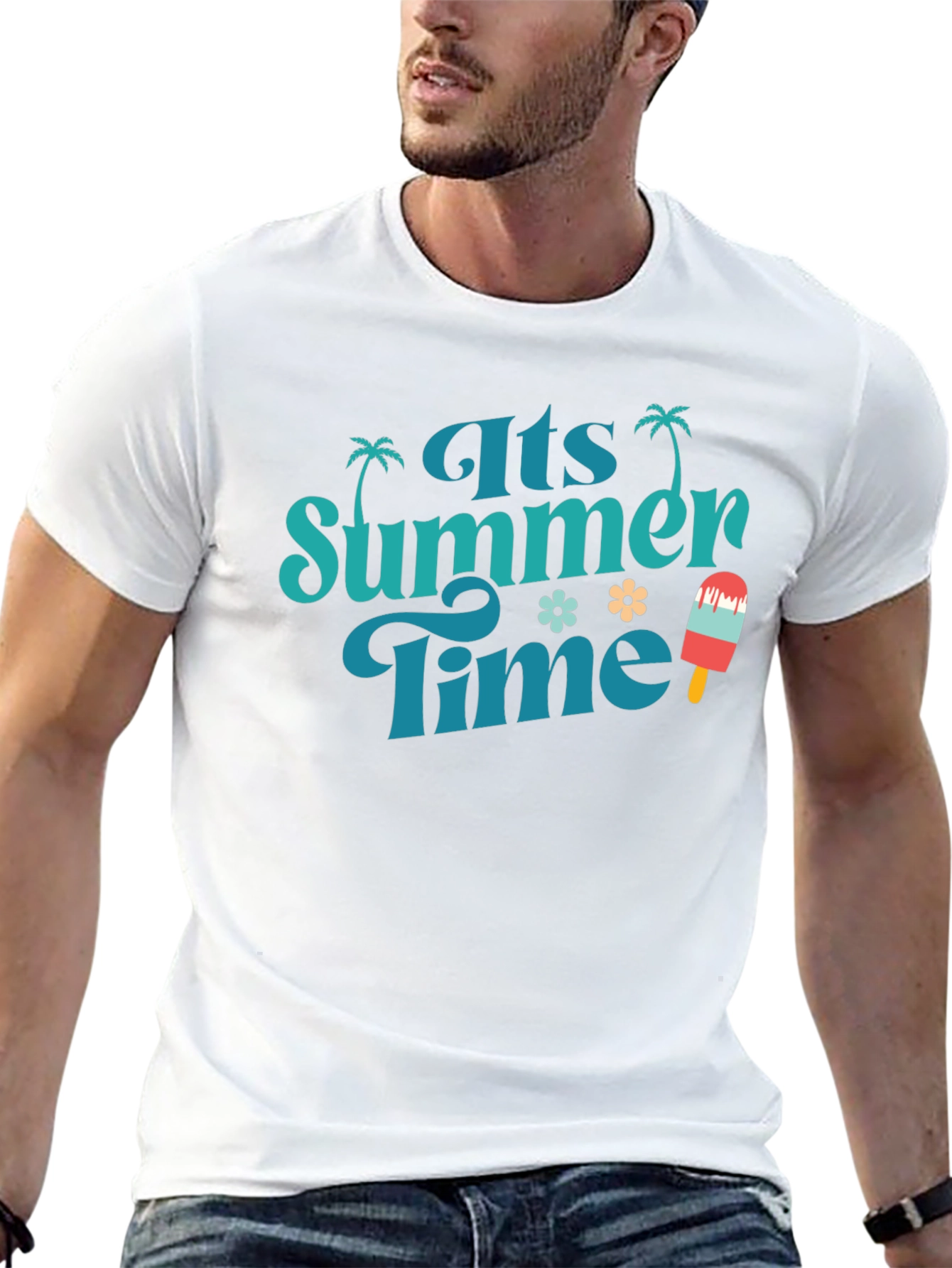 Its Summer Time Graphic Tee - Casual Comfort