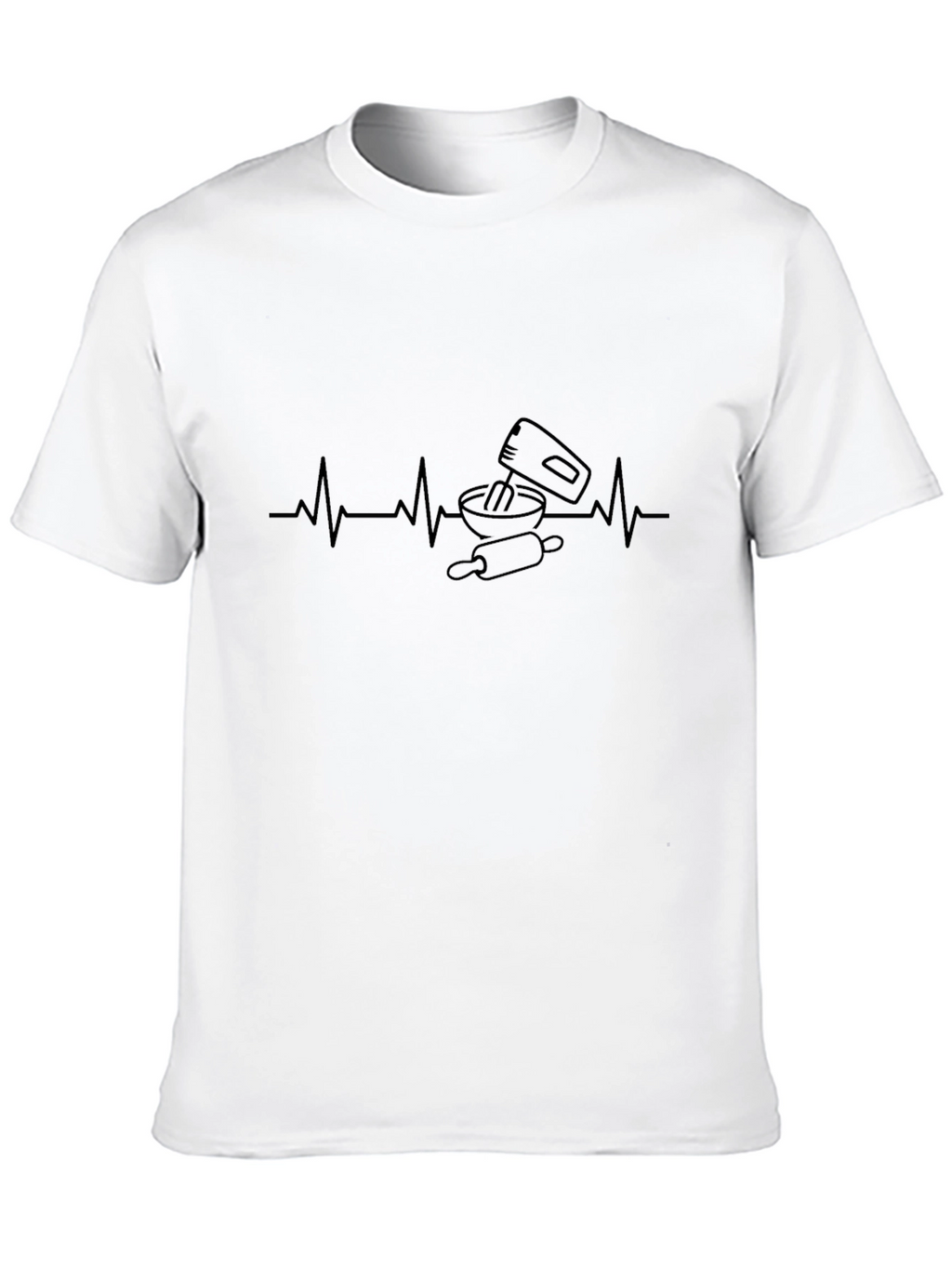 Bakers Heartbeat Black T-Shirt