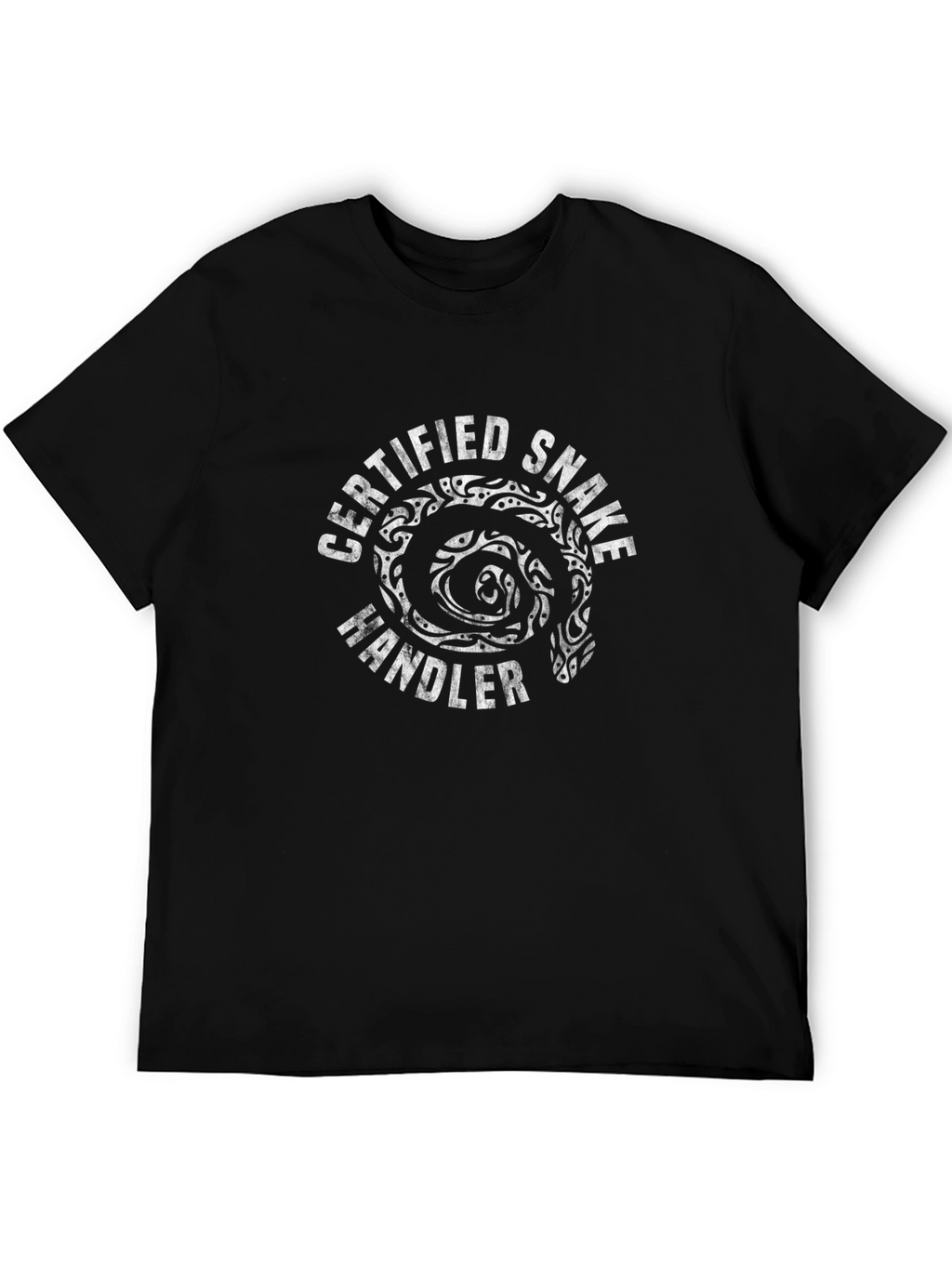 Certified Snake Handler Graphic Tee - Black