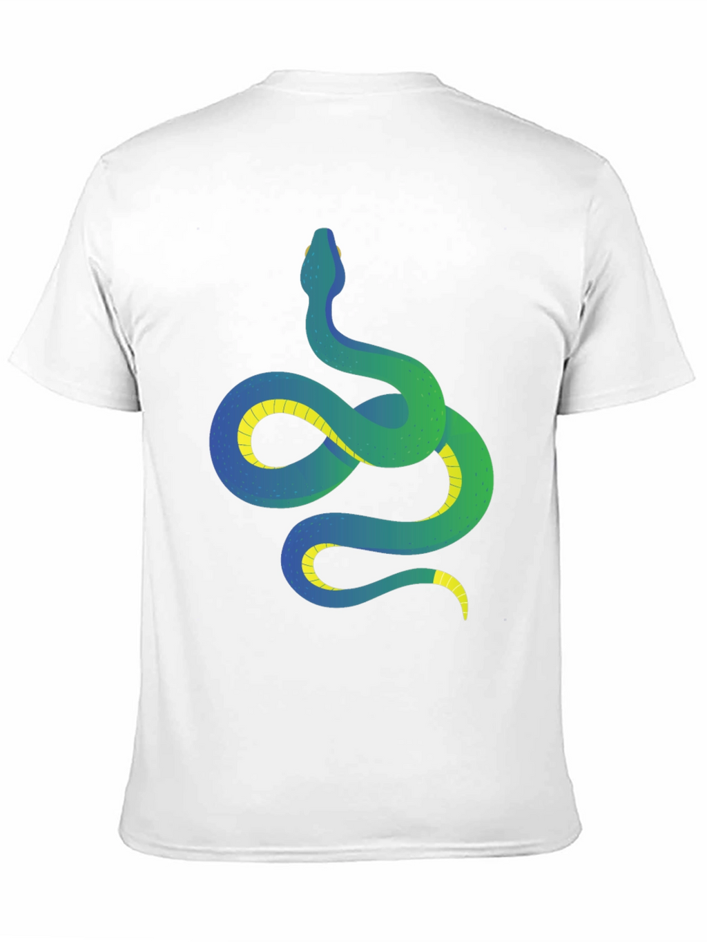 Snake Graphic T-Shirt - Mens Black Tee