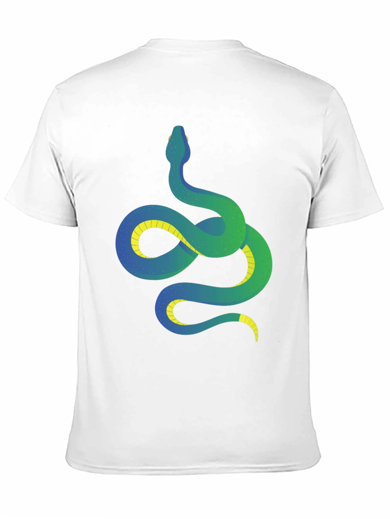 Snake Graphic T-Shirt - Mens Black Tee