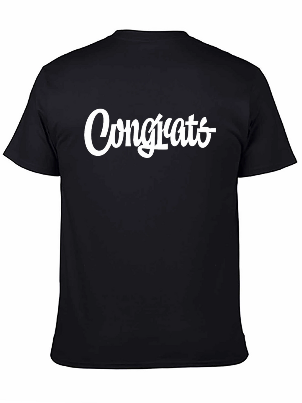 Congrats Graphic Tee - Stylish Mens T-Shirt