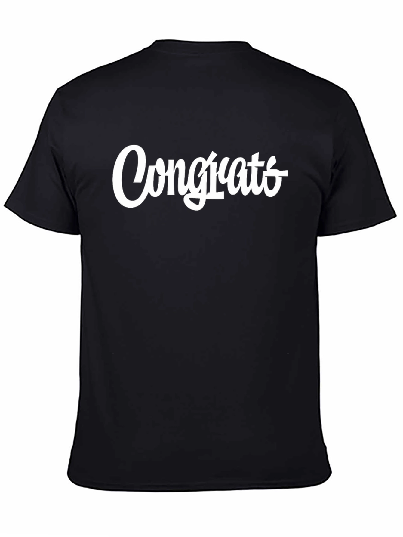 Congrats Graphic Tee - Stylish Mens T-Shirt