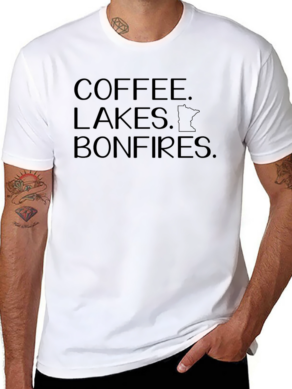 Coffee Lakes Bonfires Graphic Tee