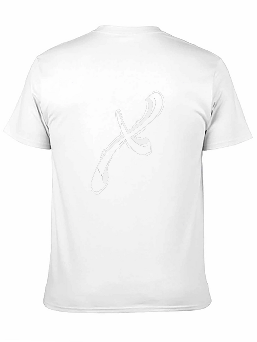Abstract X Graphic Tee - Stylish Black Cotton T-Shirt