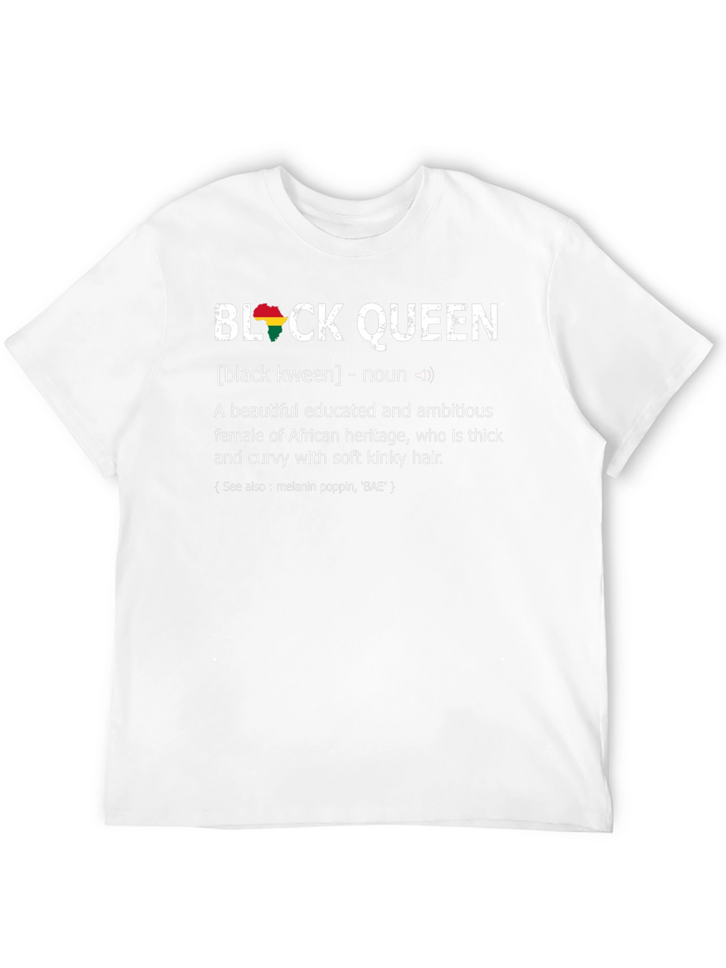 Black Queen Definition Graphic T-Shirt