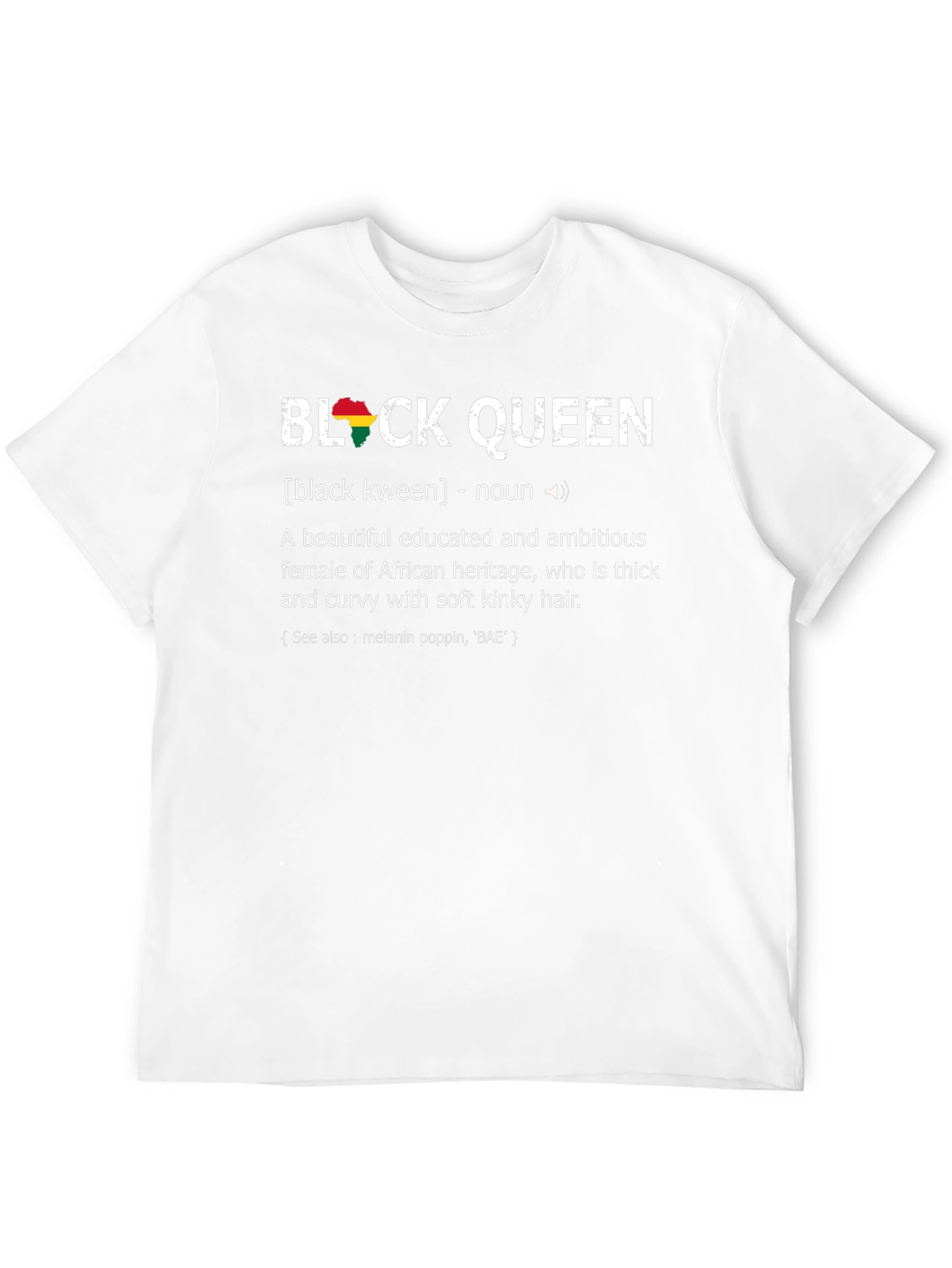 Black Queen Definition Graphic T-Shirt