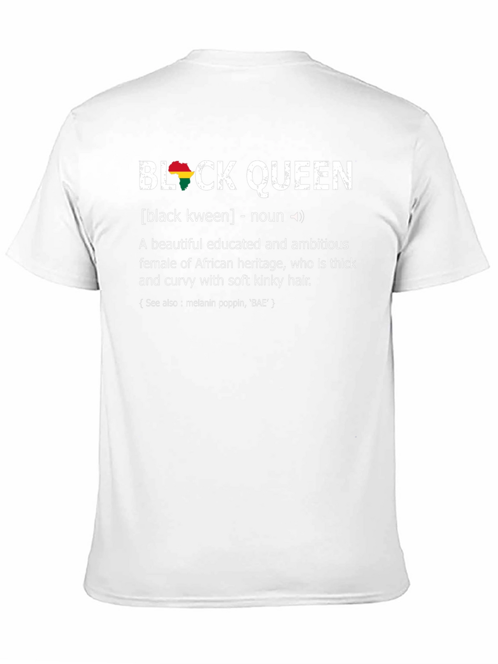 Black Queen Definition Graphic T-Shirt