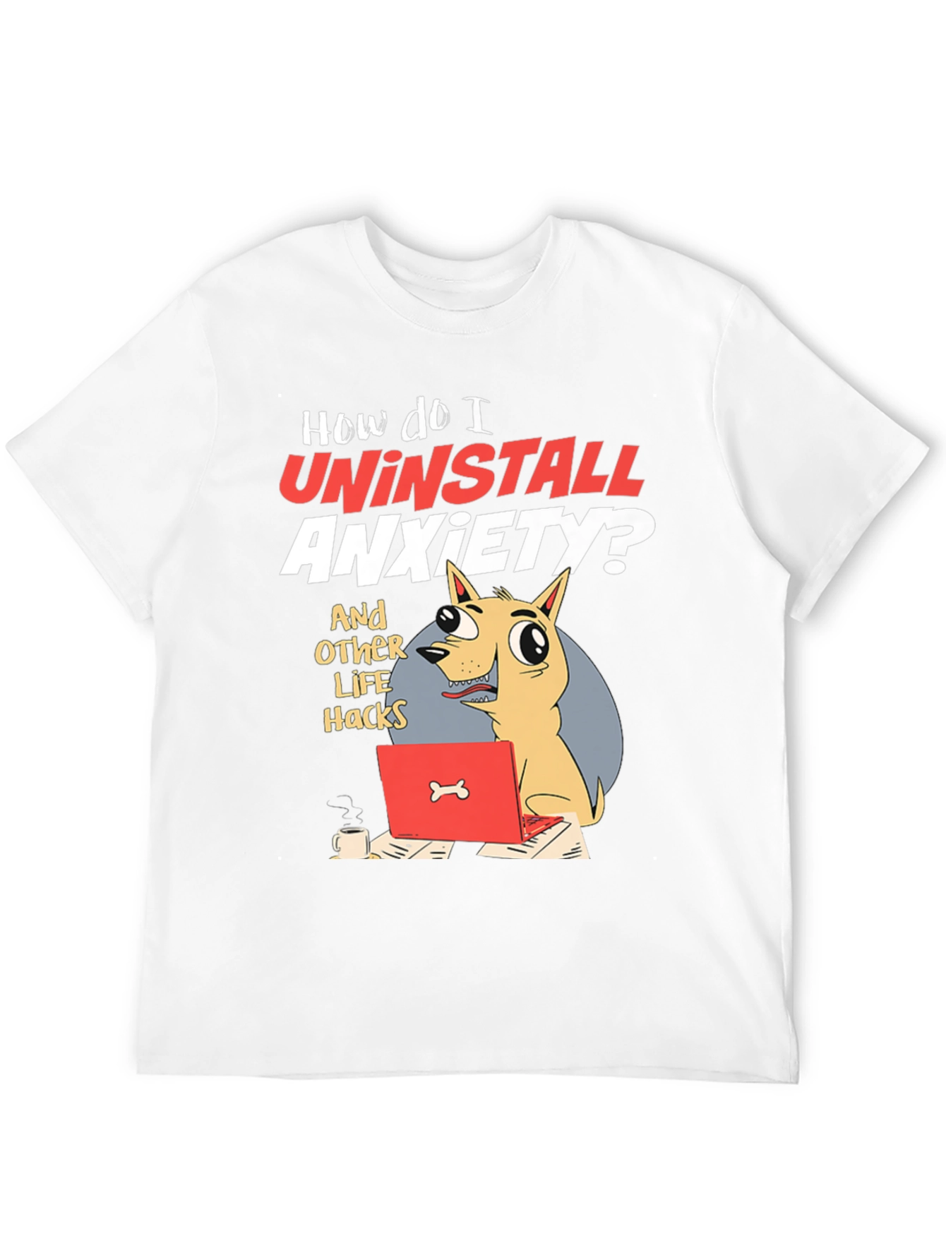 Uninstall Anxiety Graphic Tee