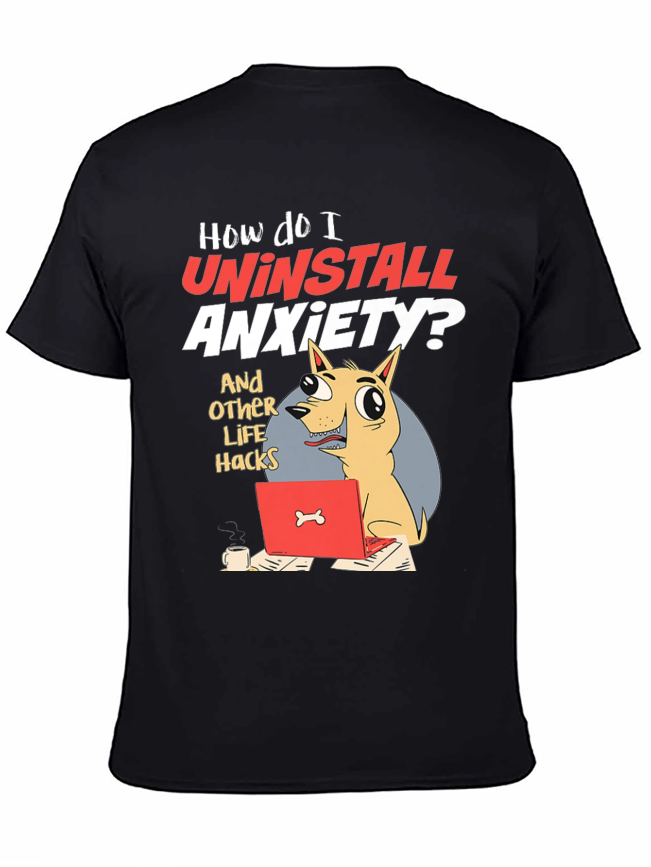 Uninstall Anxiety Graphic Tee