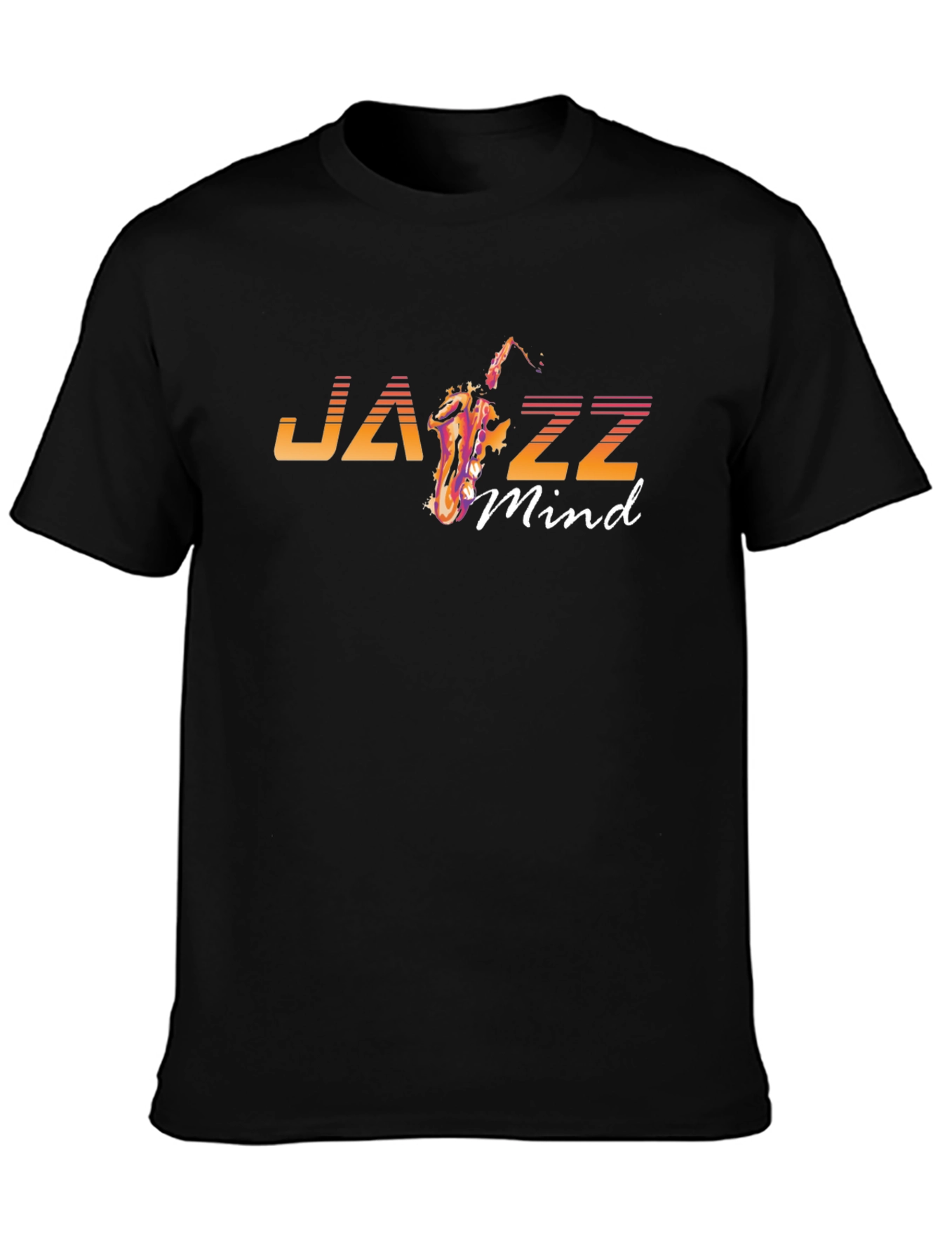 Jazz Mind Graphic T-Shirt - Cool Retro Design