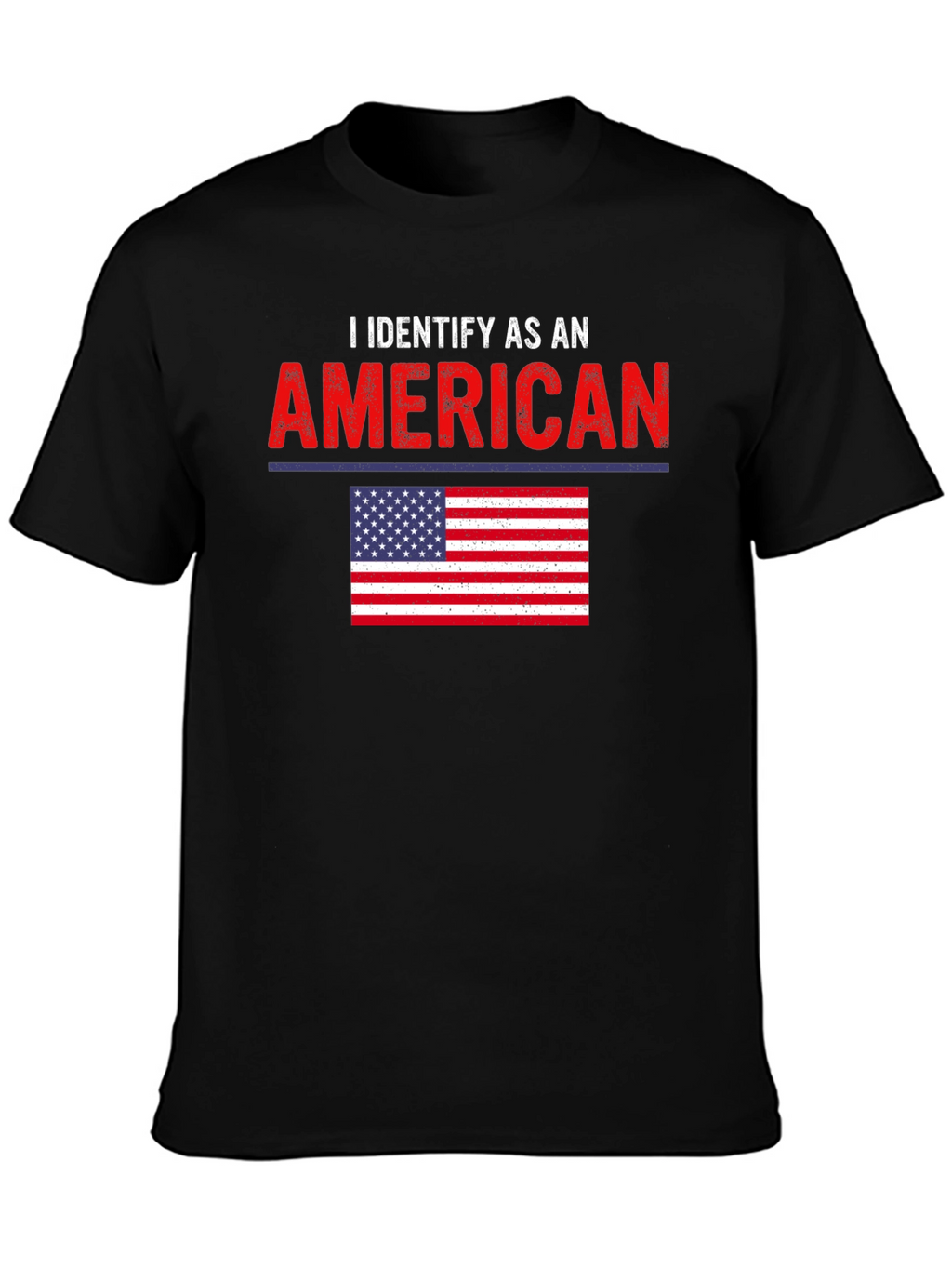 I Identify As An American Patriotic Graphic T-Shirt