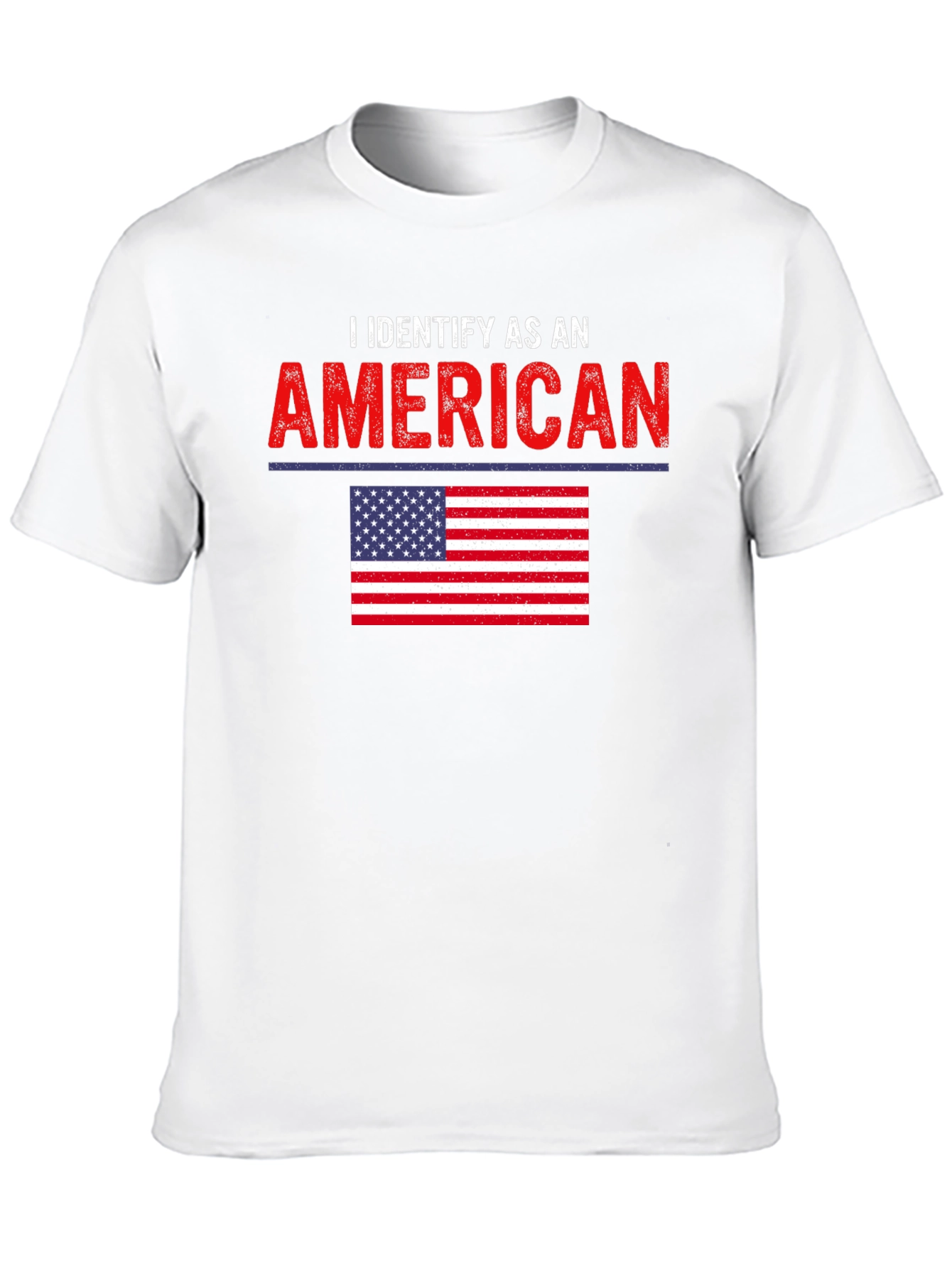 I Identify As An American Patriotic Graphic T-Shirt