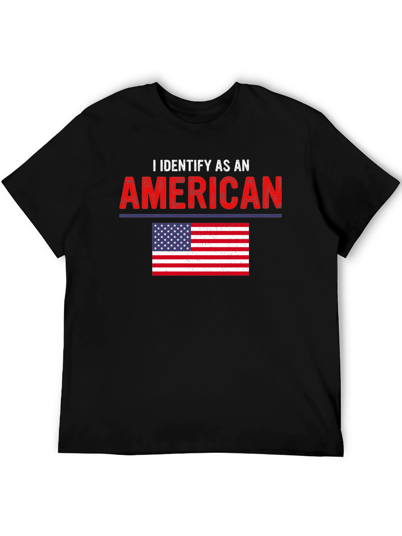 I Identify As An American Patriotic Graphic T-Shirt