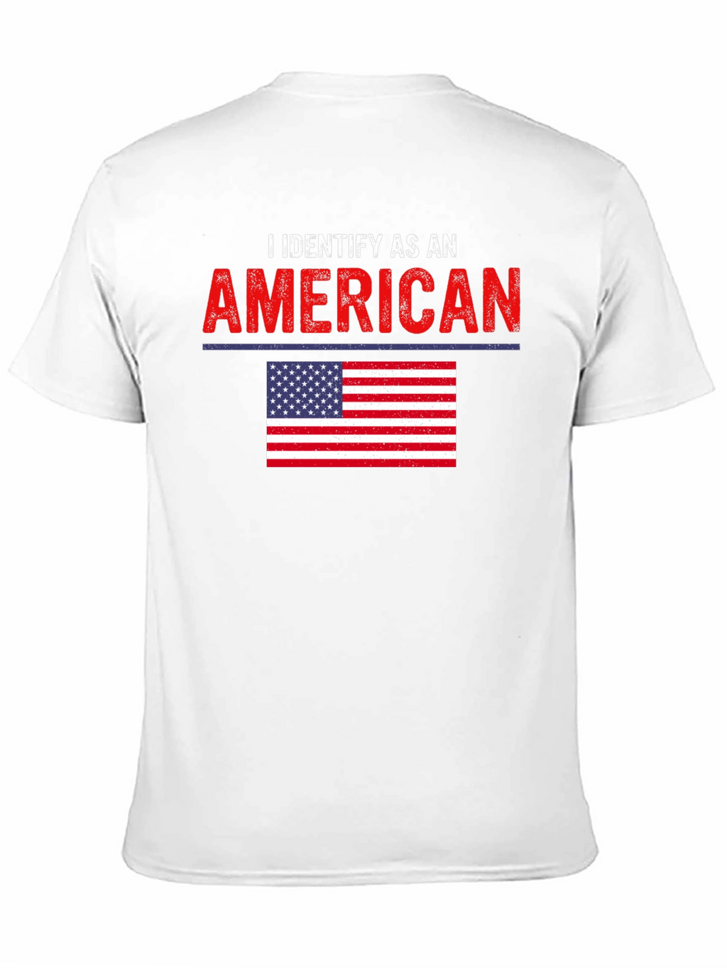 I Identify As An American Patriotic Graphic T-Shirt
