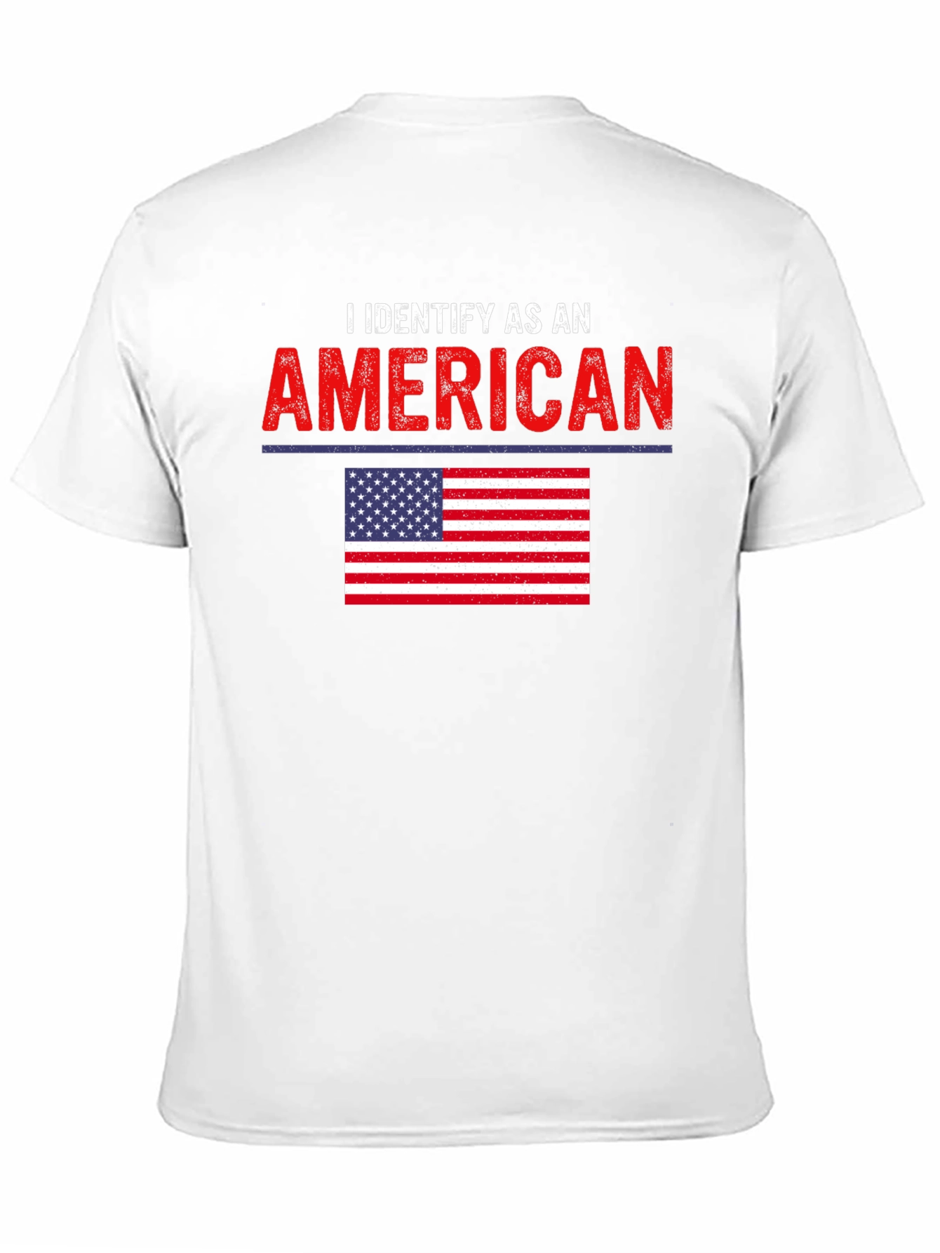 I Identify As An American Patriotic Graphic T-Shirt