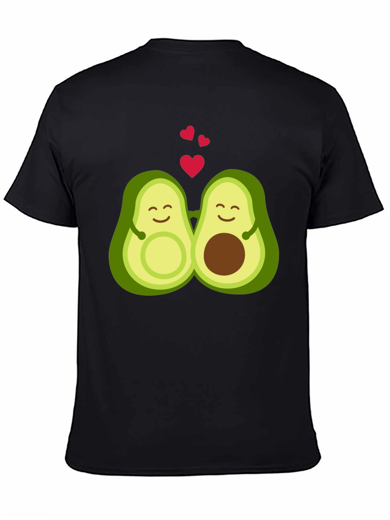Avocado Love T-Shirt - Black