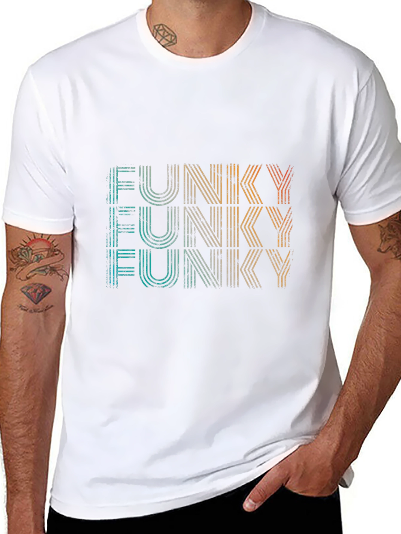 Retro Funky T-Shirt - Vintage Style Graphic Tee