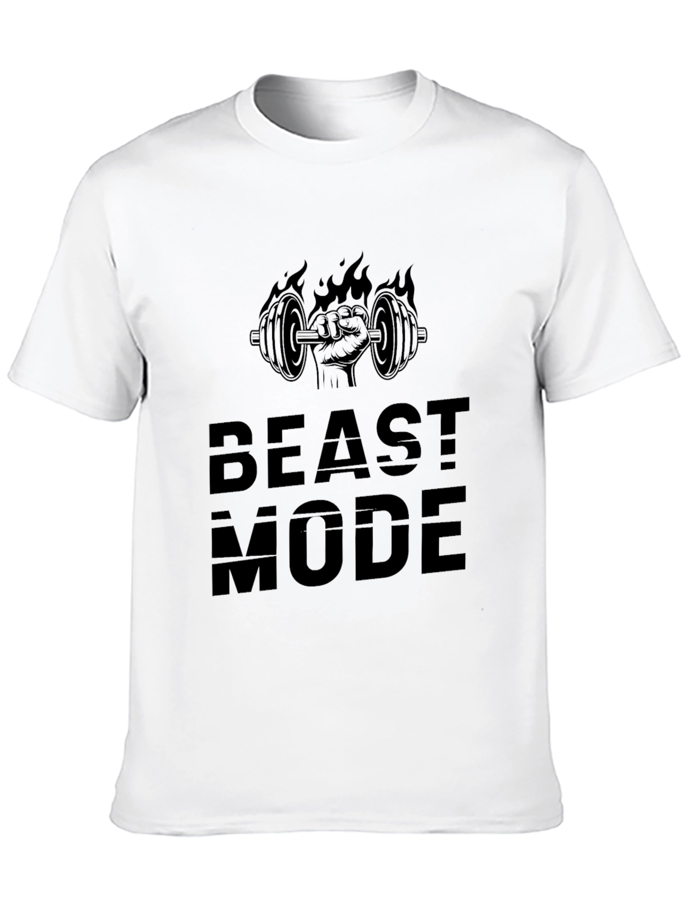 Beast Mode Black T-Shirt - Gym Workout Apparel