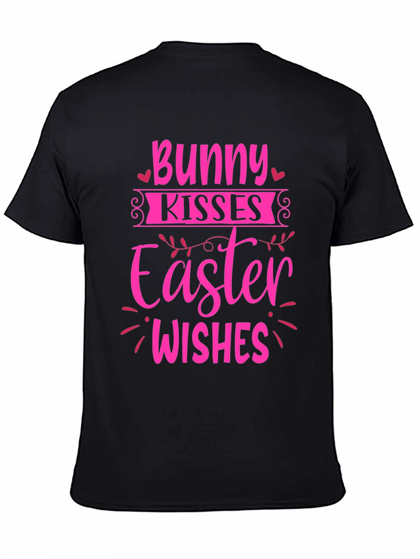 Bunny Kisses Easter Wishes Graphic Tee