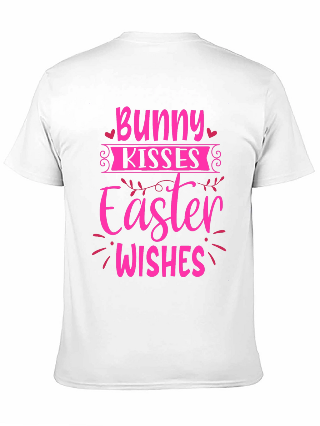 Bunny Kisses Easter Wishes Graphic Tee