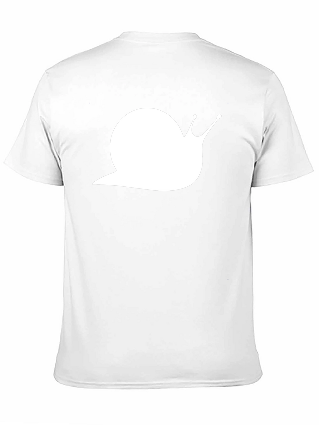 Snail Graphic T-Shirt - Black Cotton Blend