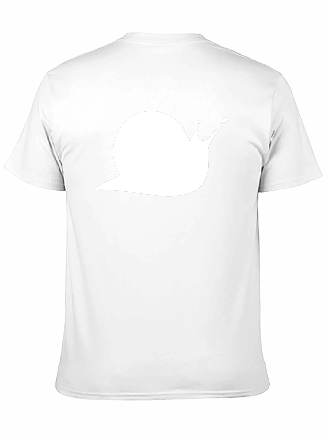 Snail Graphic T-Shirt - Black Cotton Blend