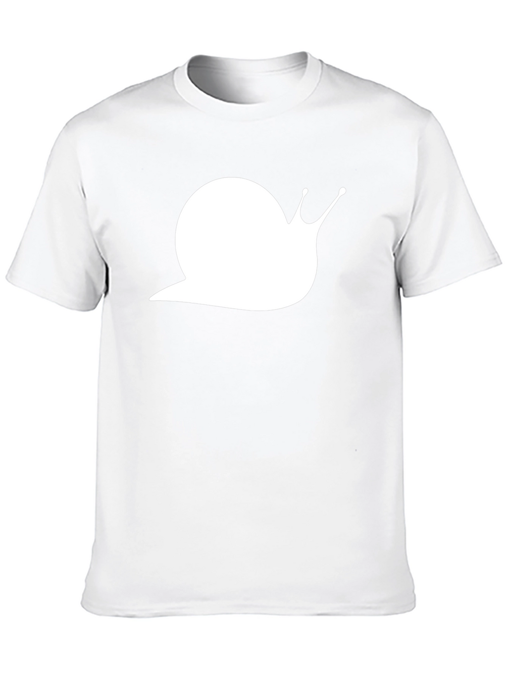 Snail Graphic T-Shirt - Black Cotton Blend