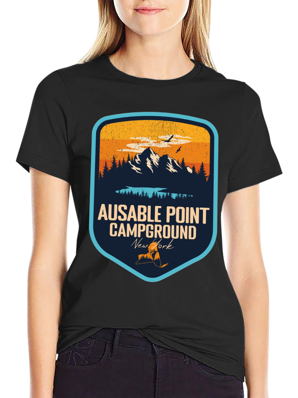 Ausable Point Campground Graphic T-Shirt