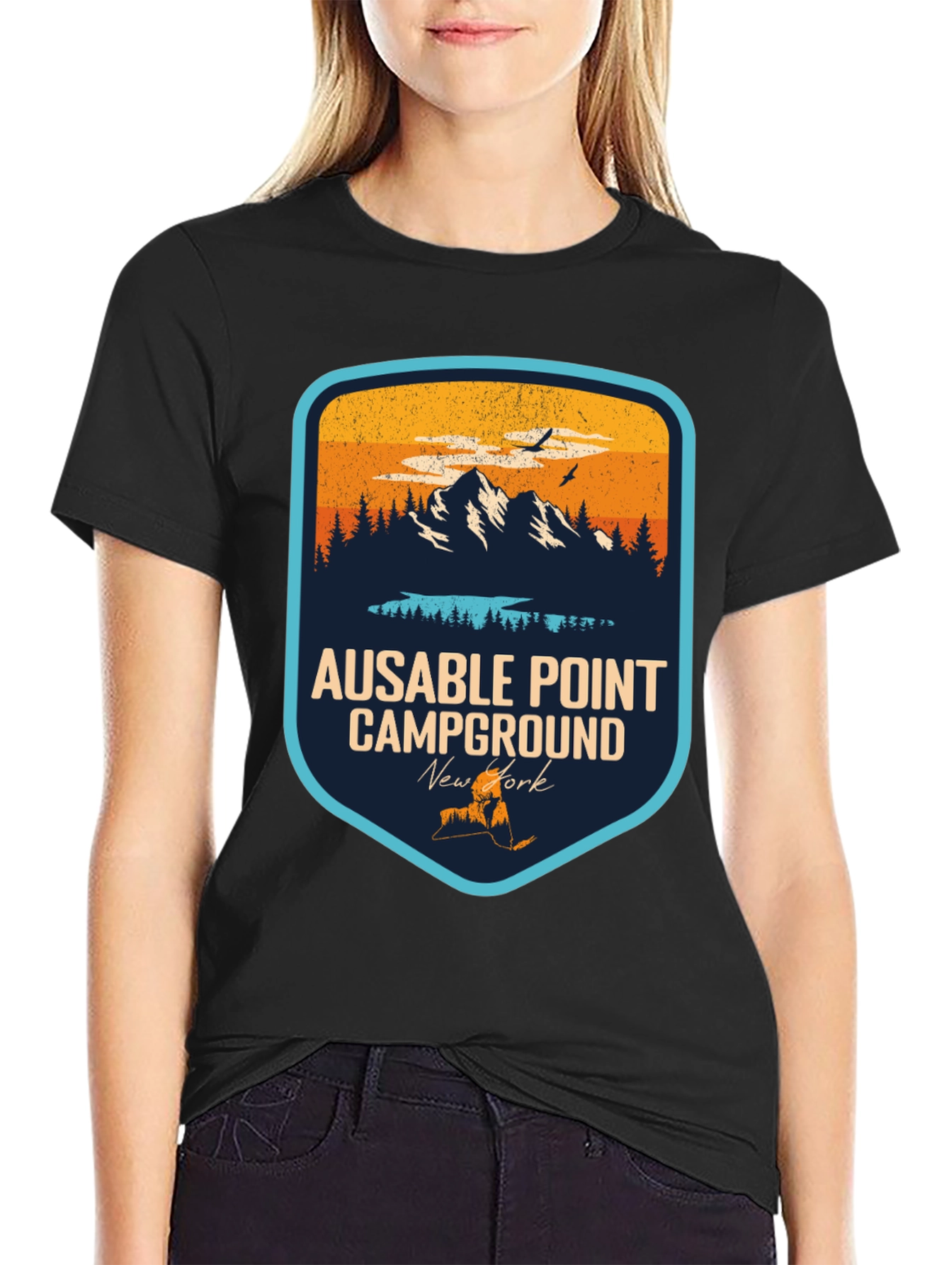 Ausable Point Campground Graphic T-Shirt